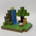 Детский магнитный конструктор Minecraft, 128 деталей