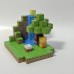Детский магнитный конструктор Minecraft, 128 деталей