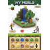 Детский магнитный конструктор Minecraft, 128 деталей