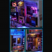 3D Книжный Румбокс Бук Нук "Киберпанк" DIY DollHouse