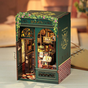 3D Румбокс книжковий магазин сови